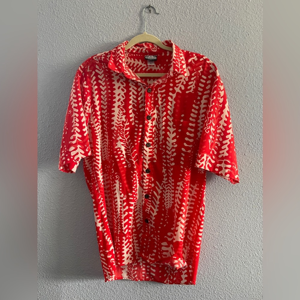 Manuheali’i kupukupu men’s aloha shirt